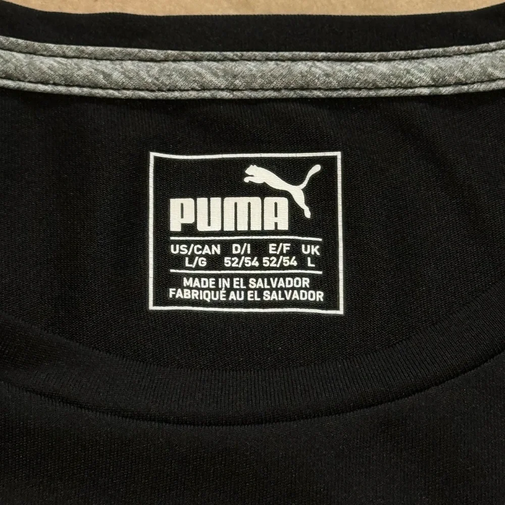 Puma t shirt Black for Men Size L - Picture 4 of 4